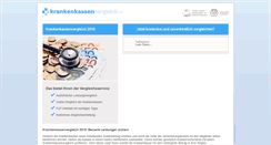 Desktop Screenshot of krankenkassenvergleich.de