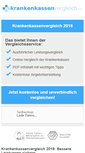 Mobile Screenshot of krankenkassenvergleich.de