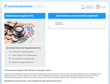Tablet Screenshot of krankenkassenvergleich.de